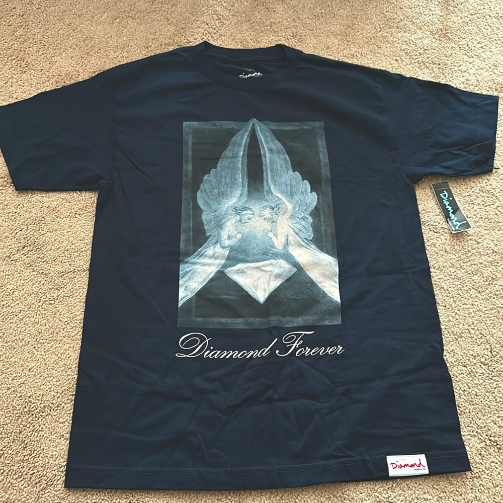 Navy Diamond Supply Co. Tee
